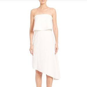 Nicholas Ponte Strapless Overlay Dress